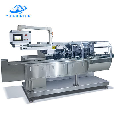 अच्छी कीमत स्टेनलेस स्टील ऑटोमैटिक केस पैकर मशीन समायोज्य गति 1.5KW ऑनलाइन