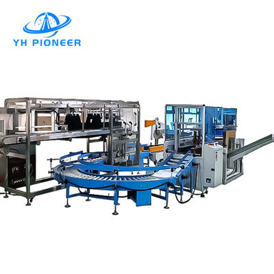 अच्छी कीमत 220 वी 50 हर्ट्ज बोतल केस पैकिंग मशीन स्टेनलेस स्टील निर्माण पीएलसी नियंत्रण ऑनलाइन