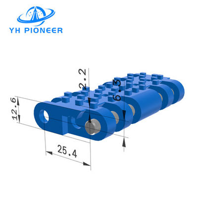 अच्छी कीमत टिकाऊ पीओएम छिद्रित मॉड्यूलर बेल्ट लंबे समय तक चलने और कम रखरखाव के लिए घर्षण के साथ ऑनलाइन
