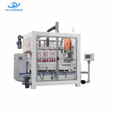 अच्छी कीमत कुशल बोतल कार्टन पैकिंग मशीन 21-28 कार्टन / मिनट की गति और 4.5KW की शक्ति के साथ विश्वसनीय पैकेजिंग के लिए ऑनलाइन