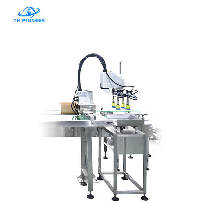 अच्छी कीमत उच्च परिशुद्धता स्कार रोबोट कार्टन पैकर 60-240 टुकड़े / मिनट पकड़ गति के साथ कुशल पैकेजिंग के लिए ऑनलाइन