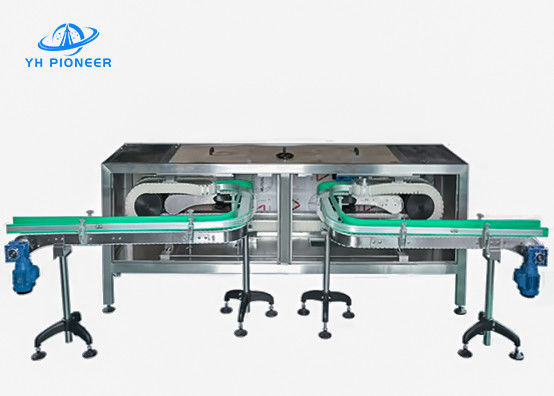 स्टेनलेस स्टील स्वचालित बोतल कन्वेयर सिस्टम चेन बेल्ट रोलर कन्वेयर मशीन