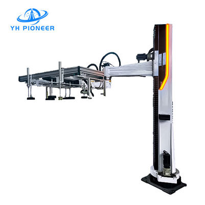 स्टेनलेस स्टील बैग स्वचालित पैलेटिंग सिस्टम समायोज्य गति 250-350 बैग/घंटा