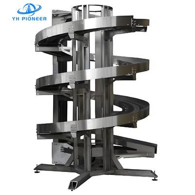 कम शोर कार्बन स्टील सर्पिल लिफ्टिंग कन्वेयर 200-2000 किलोग्राम लोड क्षमता के साथ