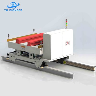 सामग्री हैंडलिंग और भंडारण के लिए उच्च गति आरजीवी रेल निर्देशित वाहन प्रणाली